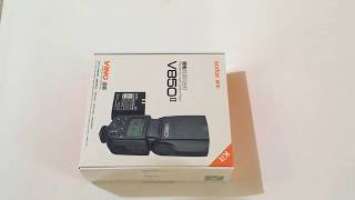 Unboxing Flash GODOX V850 II