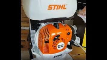 STIHL SR 200 Mistblower - unpacking and installation of a high spray pump