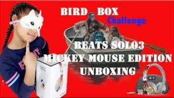 Beats Solo3 Wireless Headphones - Mickey's 90th Anniversary Edition | Bird Box Challenge