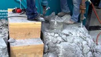 Makita demos HM1812 AVT breaker hammer