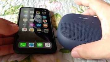 How to pair Bose Soundlink Micro with Iphone XR