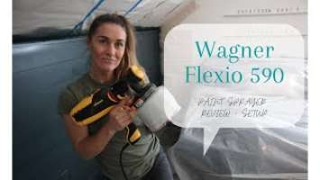 Using a Paint Sprayer II Wagner Flexio 590 II Paint Sprayer Review/Demo