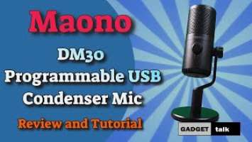 Maono DM30 Programmable USB Condenser Microphone