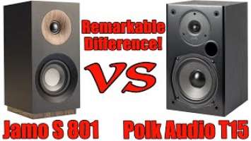 Jamo S 801 vs Polk Audio T15 with Marantz PM7000N | Remarkable Difference!