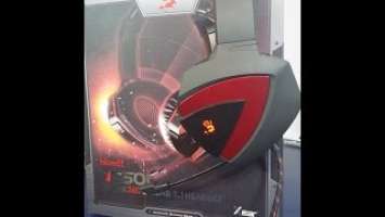 A4tech Bloody 7.1 Gaming Headset G501 Unboxing + Review
