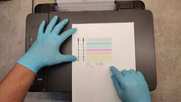 HOW TO PERFORM A PRINTHEAD CLEANING ON CANON PIXMA G3420, G3460, G3520, NOZZLE CHECK, FLUSH INK