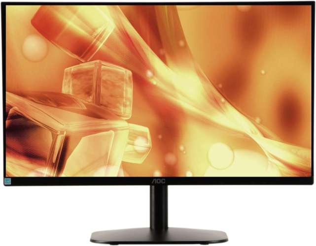 23.8" Монитор AOC 24B2XD,  1920x1080,  IPS,  75Гц,  черный