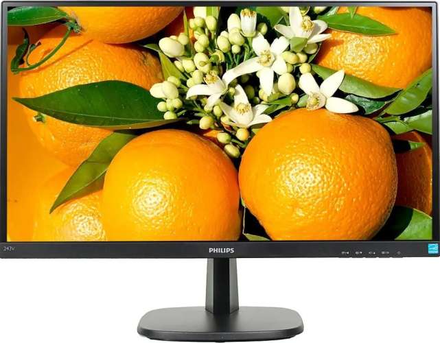 23.8" Монитор Philips 243V7QDAB (00/01),  1920x1080,  IPS,  75Гц,  1хHDMI,  черный