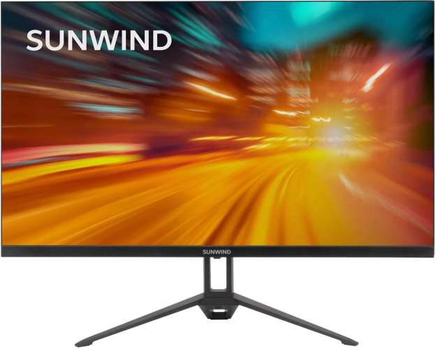 23.8" Монитор SunWind SUN-M24BA107,  1920x1080,  IPS,  165Гц,  2хHDMI,  1хDP,  черный