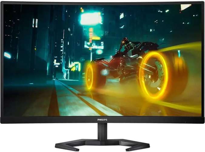 27" Монитор Philips 27M1C3200VL/00,  1920x1080,  VA,  165Гц,  2хHDMI,  1хDP,  изогнутый, черный