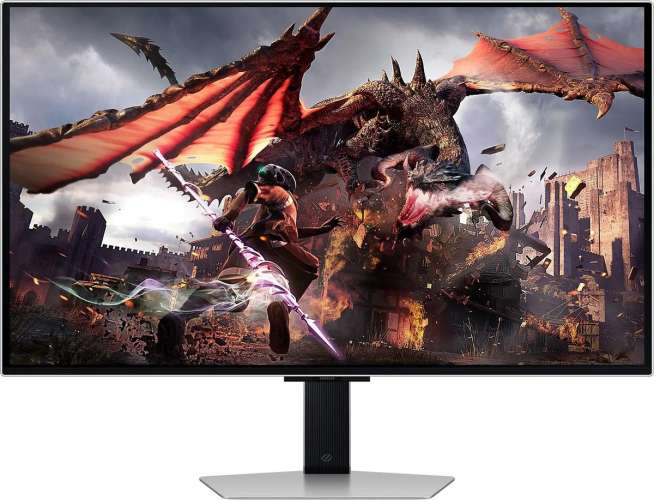 32" Монитор Samsung Odyssey OLED G8 LS32DG800SIXCI,  3840x2160,  OLED,  240Гц,  2хHDMI,  1хDP,  серебристый