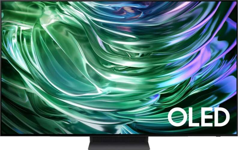 77" Телевизор Samsung QE77S90DAEXRU, OLED, 4K Ultra HD, черный графит, СМАРТ ТВ, Tizen OS