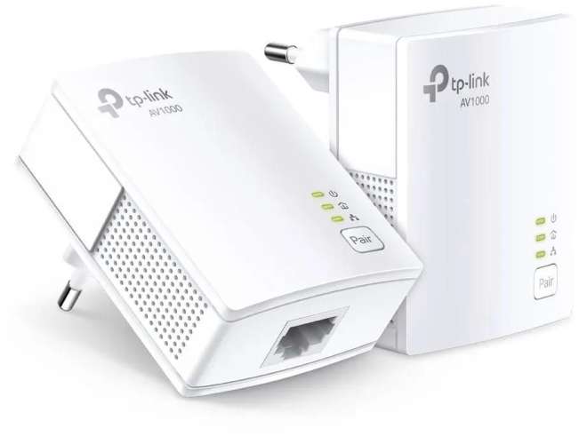 Адаптер Powerline PowerLine TP-LINK TL-PA7017 KIT Gigabit Ethernet,  2 шт.
