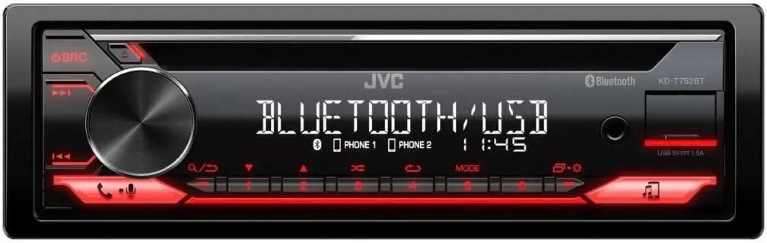 Автомагнитола Jvc KD-T752BT