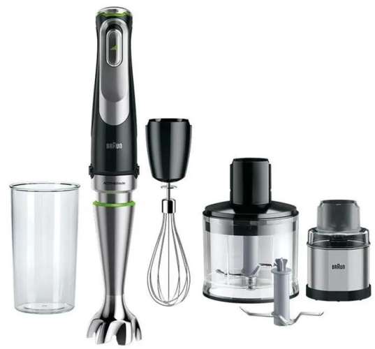 Блендер Braun MQ9138XI,  погружной,  черный