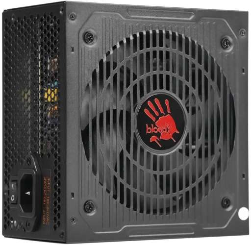 Блок питания BLOODY BD-PS600W,  600Вт,  120мм,  черный, retail
