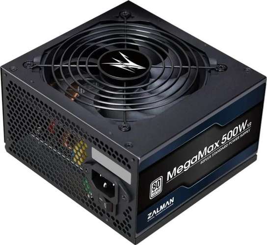 Блок питания Zalman ZM500-TXII V2,  500Вт,  120мм,  черный, retail