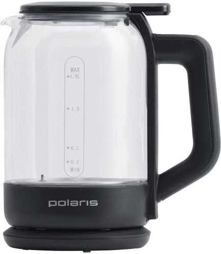Чайник электрический Polaris PWK 1712CGLD WIFI IQ Home, 2150Вт, черный