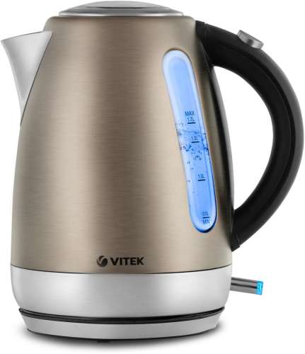 Чайник электрический Vitek VT-7025, 2100Вт, бронзовый