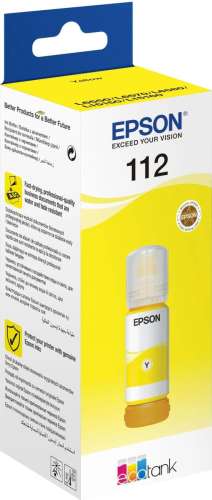 Чернила Epson 112 C13T06C44A, для Epson, 70мл, желтый