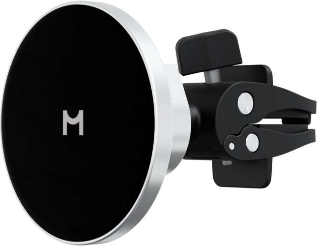 Держатель MAGSSORY KIT002 для смартфонов, магнитный, беспроводная зарядка, серебристый