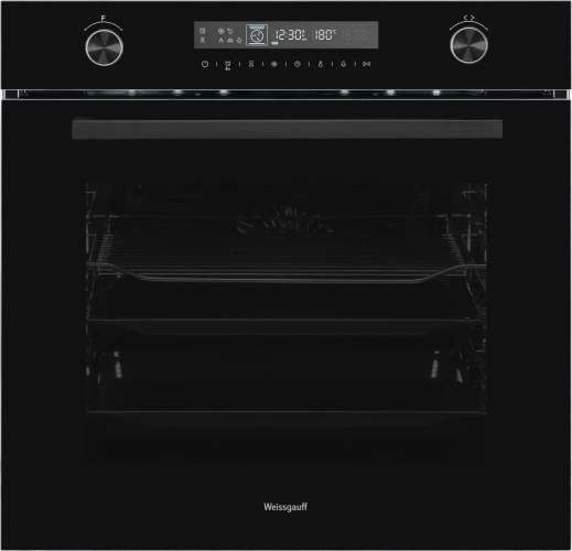 Духовой шкаф WEISSGAUFF EOM 751 PDB Black Edition,  черный