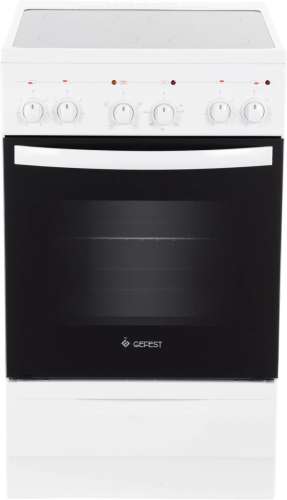 Электрическая плита GEFEST ЭП Н Д 5160-02 0095,  стеклокерамика,  белый