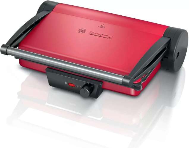 Электрогриль Bosch TCG4104,  красный и черный