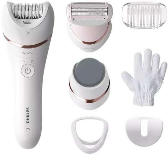 Эпилятор Philips BRE730/10 белый