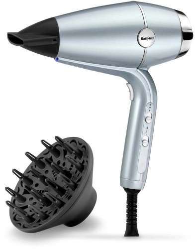 Фен BABYLISS D773DE, 2100Вт, голубой