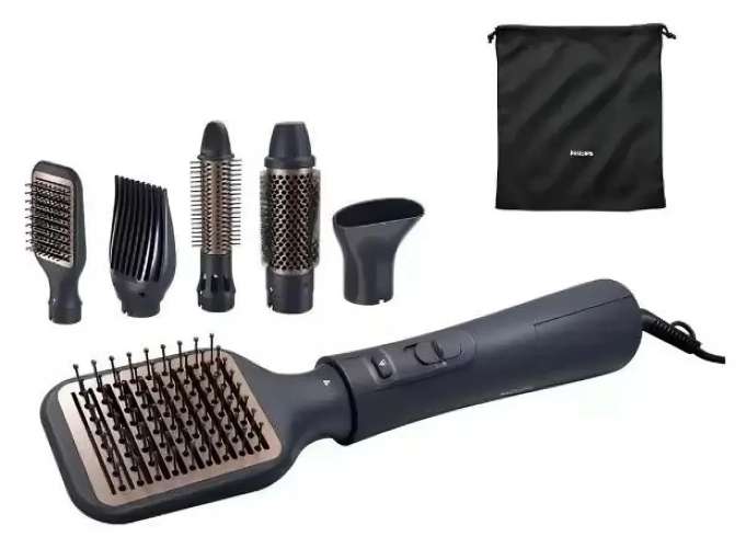 Фен-щетка Philips BHA530/00, 1000Вт, черный