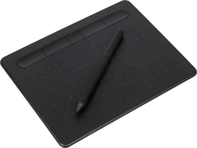 Графический планшет Wacom Intuos S CTL-4100WLK-N A6 черный