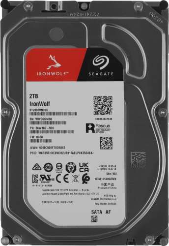 Жесткий диск Seagate Ironwolf ST2000VN003,  2ТБ,  HDD,  SATA III,  3.5"