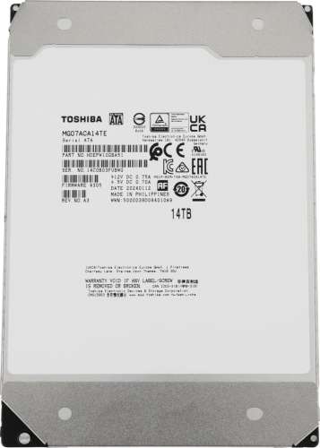 Жесткий диск Toshiba Enterprise Capacity MG07ACA14TE,  14ТБ,  HDD,  SATA III,  3.5"
