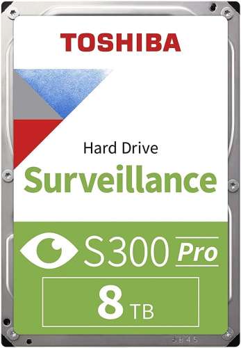 Жесткий диск Toshiba S300 Pro HDWT380UZSVA,  8ТБ,  HDD,  SATA III,  3.5"