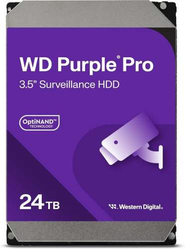 Жесткий диск WD Purple Pro WD240PURP,  24ТБ,  HDD,  SATA III,  3.5"