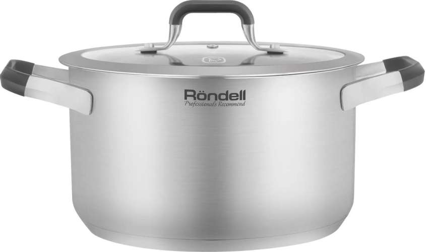 Кастрюля 2.3л Rondell Stolz RDS-1752,  нержавеющая сталь, с крышкой