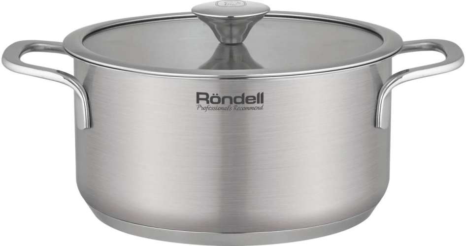 Кастрюля 2.8л Rondell Modern RDS-1747,  нержавеющая сталь, с крышкой