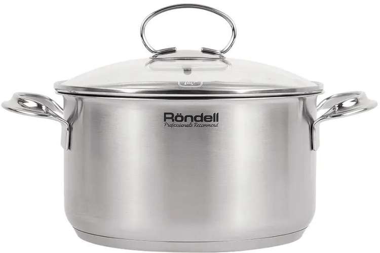 Кастрюля 3.1л Rondell Zart RDS-1226,  нержавеющая сталь, с крышкой