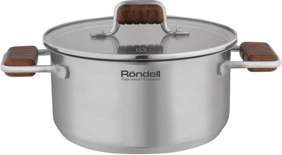 Кастрюля 3.2л Rondell Fjord RDS-1791,  нержавеющая сталь, с крышкой