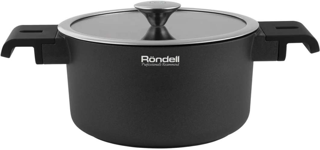 Кастрюля 4.4л Rondell Modern RDA-1727,  алюминиевая, с крышкой