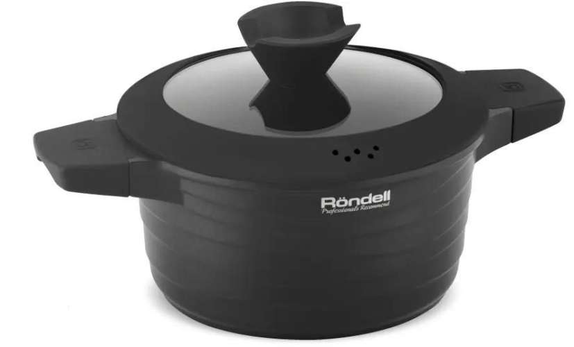 Кастрюля 4.7л Rondell Walzer RDA-766,  алюминиевая, с крышкой