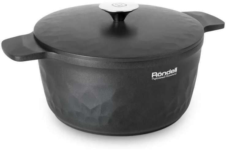 Кастрюля 4.8л Rondell ArtDeco RDA-1254,  алюминиевая, с крышкой