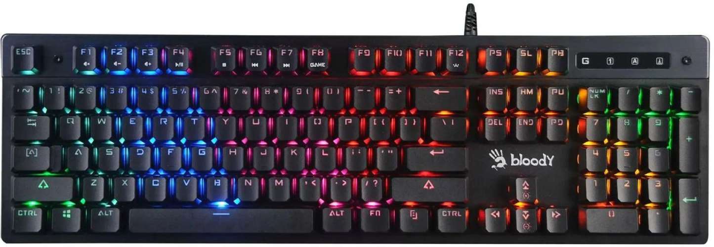 Клавиатура A4TECH Bloody B500N,  USB, серый