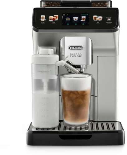 Кофемашина DeLonghi Eletta Explore ECAM450.55.S,  серебристый/черный