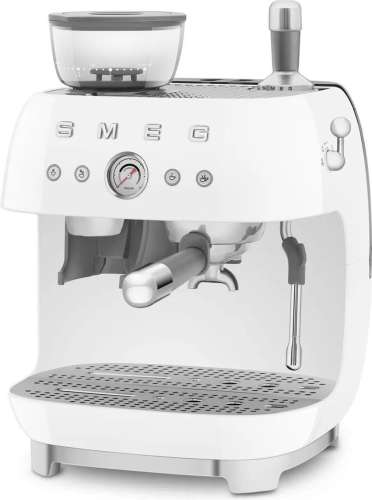 Кофемашина SMEG EGF03WHEU,  белый/серебристый