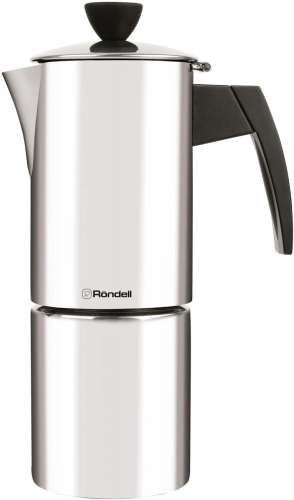 Кофеварка гейзерн. Rondell Loft Professional RDS-1512 0.3л нерж.сталь стальной