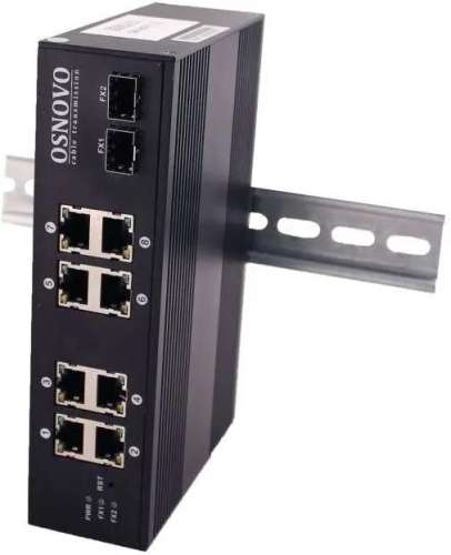 Коммутатор OSNOVO SW-60802/IC, неуправляемый