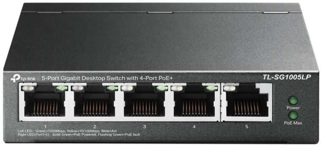 Коммутатор TP-LINK TL-SG1005LP, неуправляемый