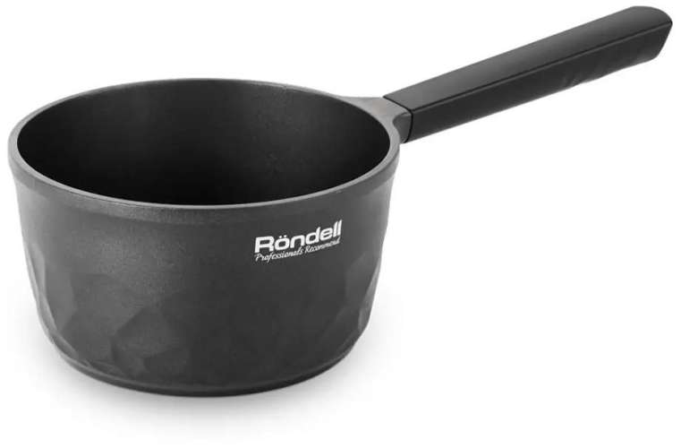 Ковш Rondell ArtDeco RDA-1253, 1.5л, без крышки, черный